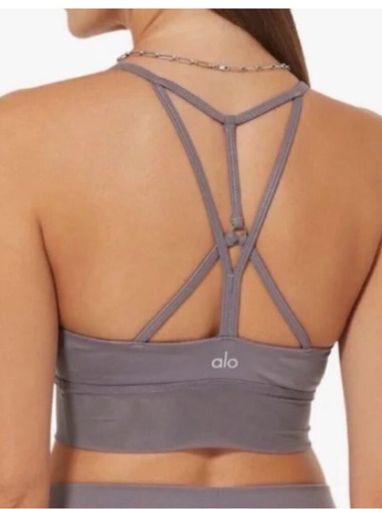 ALO Yoga Other - Alo Yoga Lavish Bra in Purple Dusk XS EUC Mesh Band